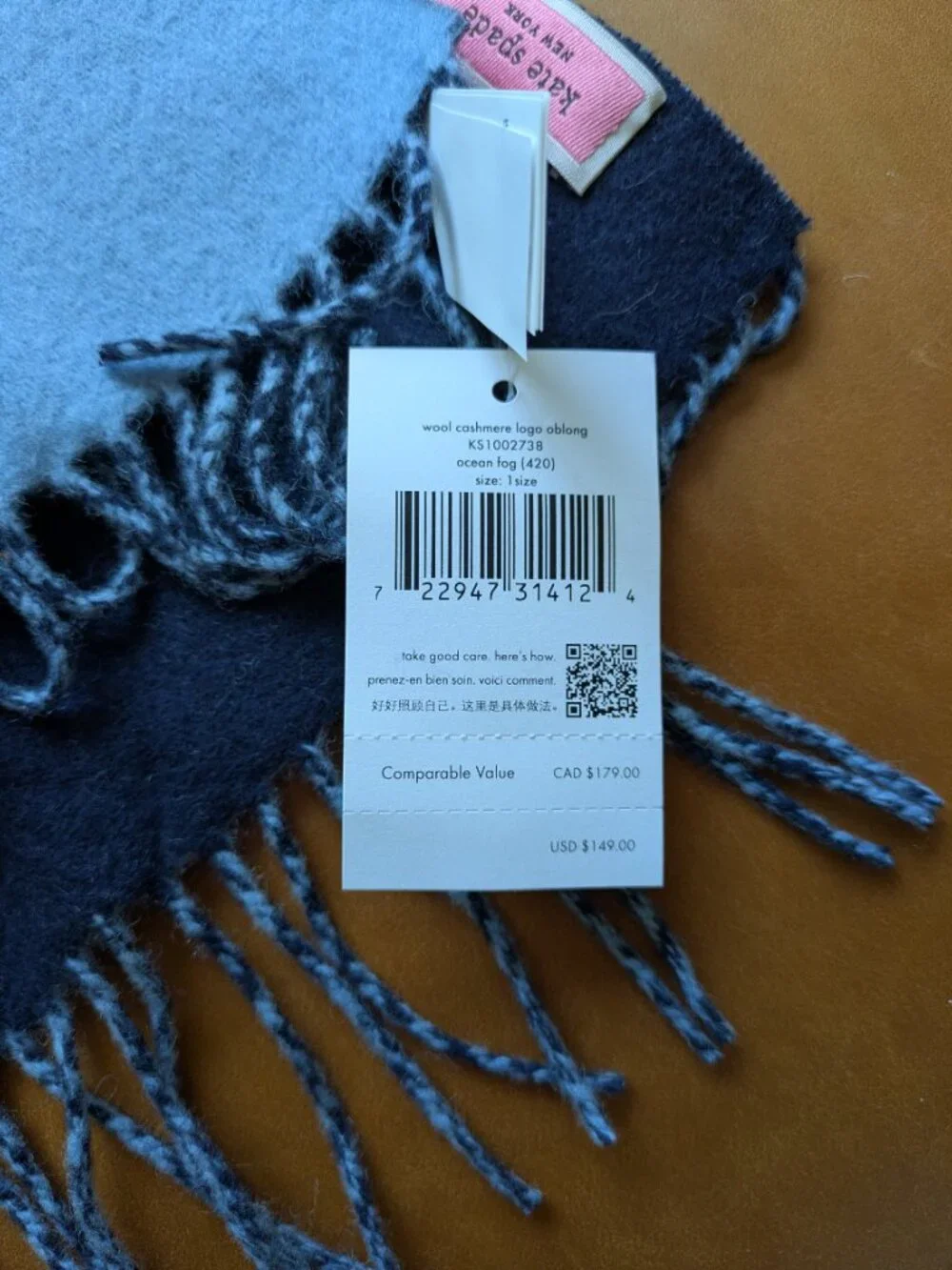 Kate Spade Cashmere scarf
